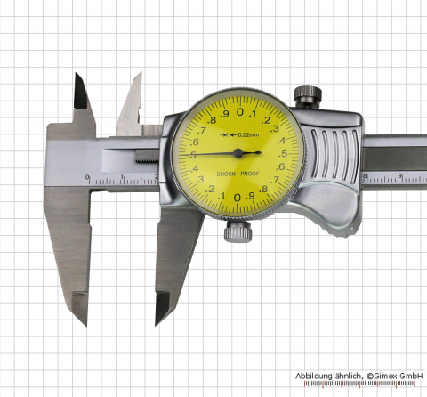 Dial caliper, TOP, 150 x 0,02 mm