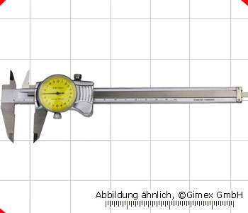 Uhren-Messschieber, TOP, 150 x 0,02 mm