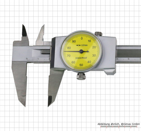 Dial caliper, “TOP”, 150 x 0.01 mm