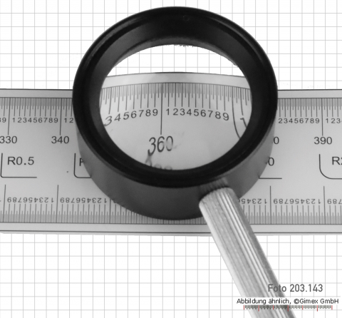 Maßstab, aus PET-Kunststoff, flexibel und transparent, 50 cm