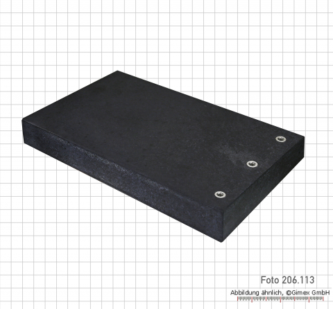 Mess- und Kontrollplatten aus Granit mit M8, 400 x 250 x 50 mm