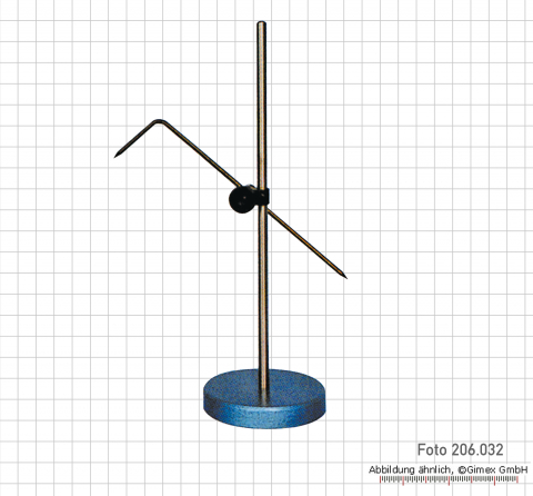 Universal surface gauges, 300 mm, round base