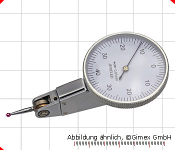 Fühlhebelmessgerät mit Rubin-Taster, 0,8 mm, b 40 mm