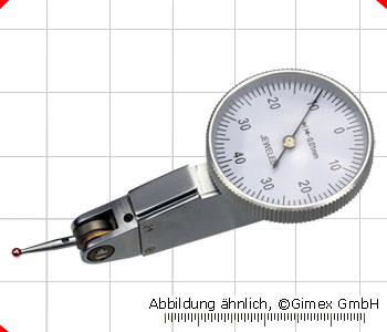 Fühlhebelmessgerät mit Rubin-Taster, 0,8 mm, b 32 mm