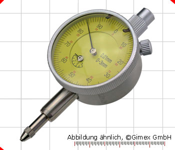 Klein-Messuhr, 3 x 0,01 mm, 17 µm