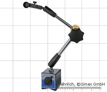 Magnet-Messstativ mit Zentralklemmung, mechanisch, 60 kg