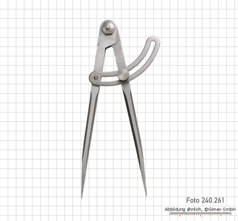 Wing divider, with screw hinge,  250 mm