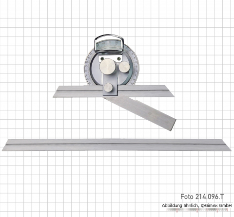 Universal bevel protractors, with magnifier, TOP, 150 + 300 mm