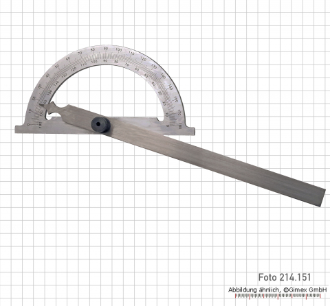 Gradmesser, 0 - 180°,  80 x 120 mm
