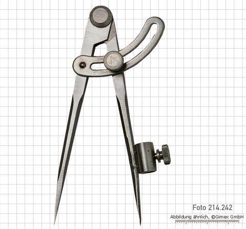 Wing divider with pencil holder, 150 mm