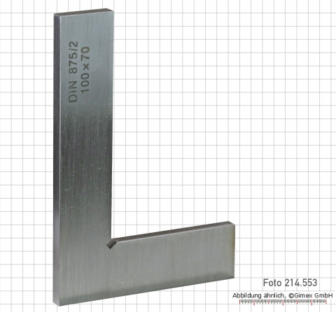 Kontrollwinkel, flach,  75 x 50 mm