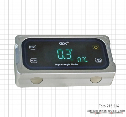 Preview: Digital level, with touch button, Aluminium