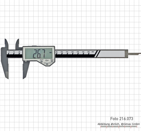 Digital calipers “fibreglass”, 150 mm