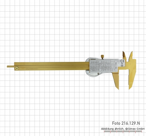 Digital caliper, 150 mm (Tin coated)