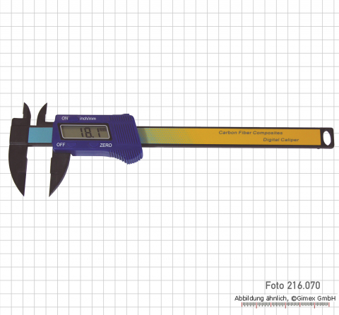 Digital calipers “fibreglass”, 150 mm