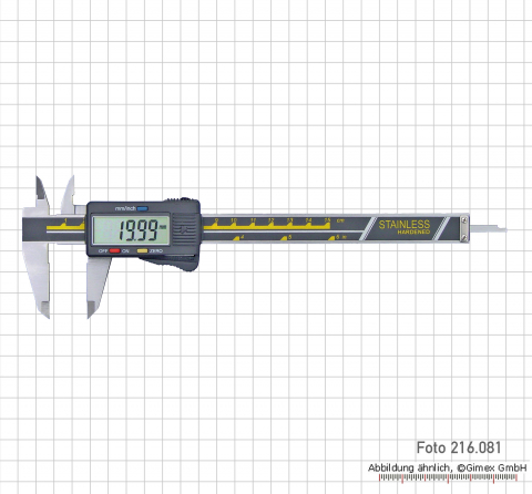 Digital caliper, with autolock, 150 mm