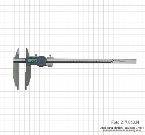 Digital control caliper 3V 300 x 90 mm with point