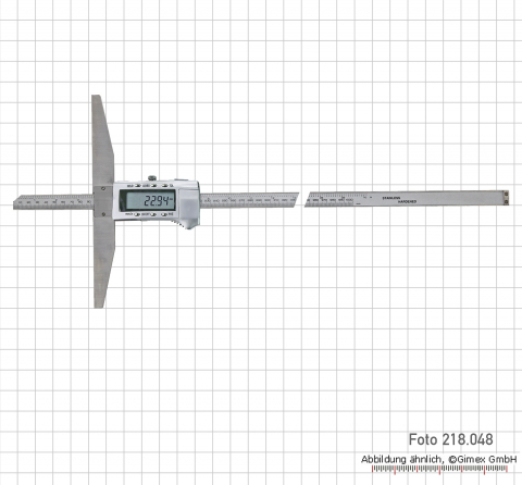 Digital depth caliper, 1000 x 250 mm