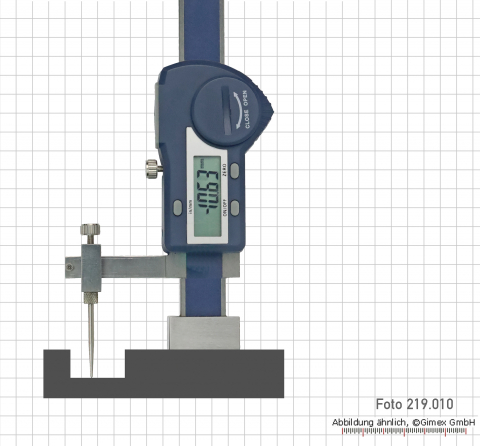 Preview: Digital-Höhe- und Tiefen-Messgerät 20 mm