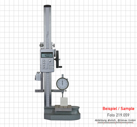 Digital height and marking gauges with measuring plate , 300 mm