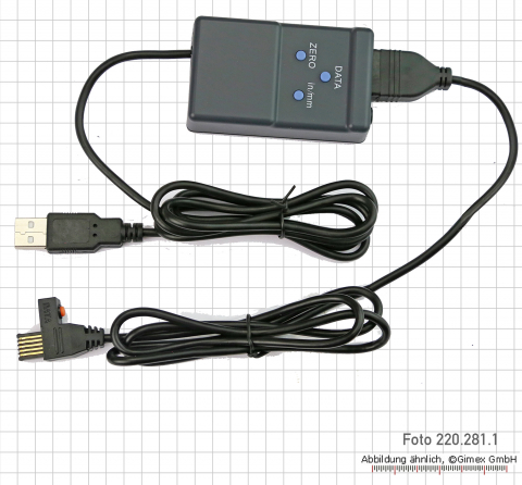 USB-Interface für Dig.-Messschieber mit Datenausgang RB6