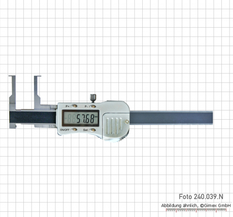 Digital inside groove vernier calipers 3V, 14 - 150 mm