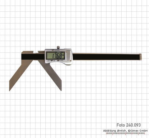 Dig.-Messschieber f. Bogen u. Radius 3 - 50 mm