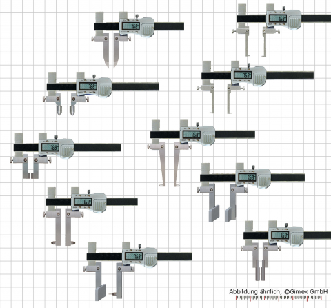 Digital universal caliper, 0 - 500 mm
