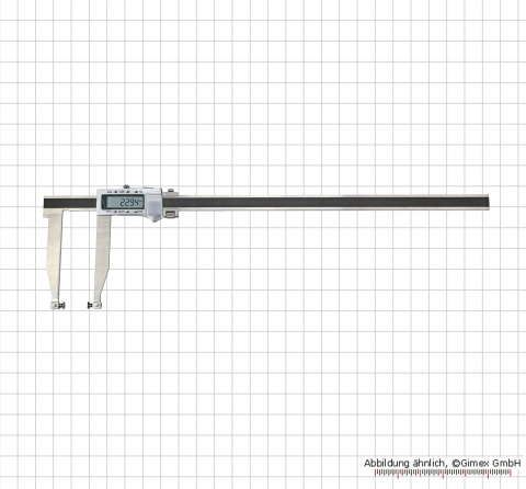 Digital universal caliper 500 x 150 mm, with hole 5 mm, without meas. tips