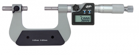Dig.-Universal-Mikrometer mit verschiebb. Ambos, 25-50mm