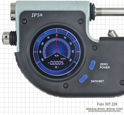 Digital indicating snap Micrometer, 75 - 100 mm x 0.0005 mm