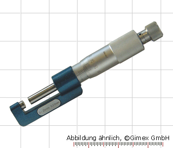Bügelmessschraube mit flachem Bügel, 25 - 50 mm
