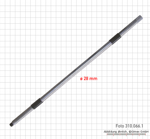 Extentions for Inside micrometer, 1000 mm