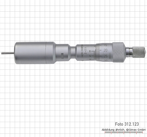 Internal micrometers, 2.5 - 3.0 mm