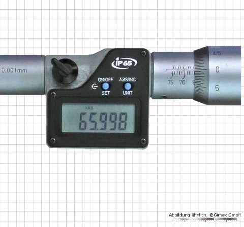 Digital three point internal micrometer, 12 - 16 mm