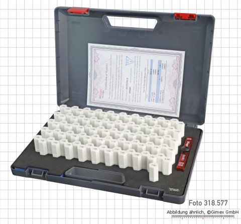Pin gauges with holder,, ± 0,003 mm, 1.00 - 2.00 mm