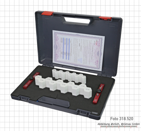 Messstift-Satz 20-tlg., ± 0,004 mm,  1,0 - 20,0 mm