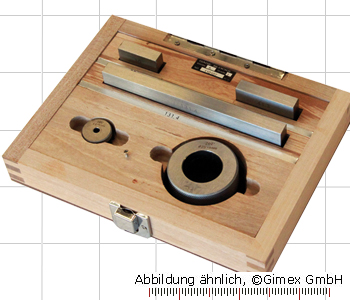 Gauge block set for checking of calipers, 5 pcs., small
