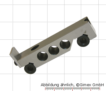 Sinuslineal, mit Stützzylindern, 100 mm