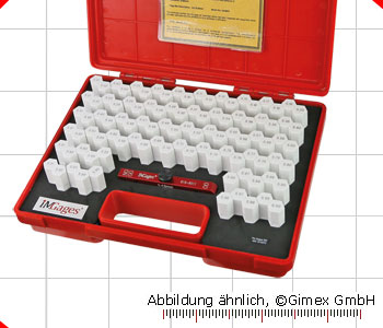Messstift-Satz mit Halter, ± 0,004 mm, 1,00 - 2,00 mm