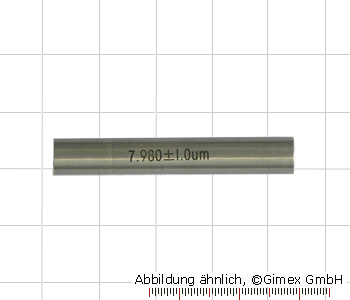 Prüfstift, einzeln, 10,00mm, +/- 0.001 mm