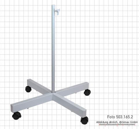 Arbeitslupe mit LED-Beleuchtung, 127 mm, Standfuß