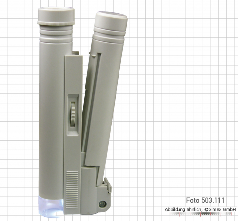 Stab-Mikroskop mit LED-Beleuchtung  40X