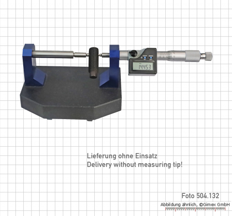 Universal measuring table with dig. micrometer head