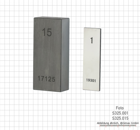 Hartmetall-Einzeln-Endmaß 0,7 mm, Güte 1