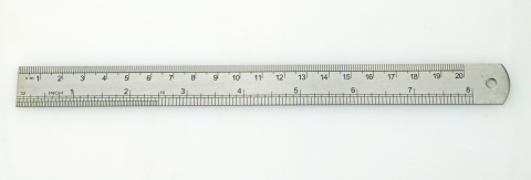 S346: Maßstab, 150 mm x 19 x 1 mm, 1er Packung