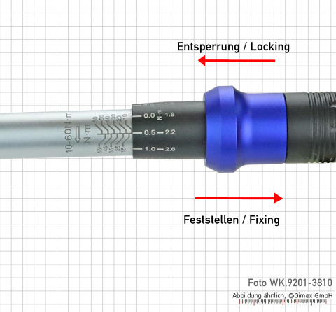 Preview: Torque wrench 1/4", 5 - 15 Nm