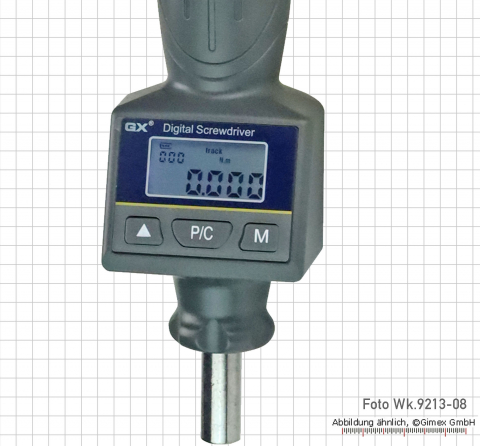 Preview: Digital torque screw driver 1/4", 0.2 - 2 Nm