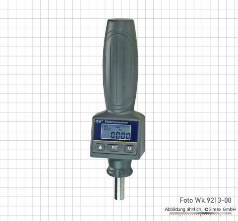 Digital torque screw driver 1/4", 0.2 - 2 Nm