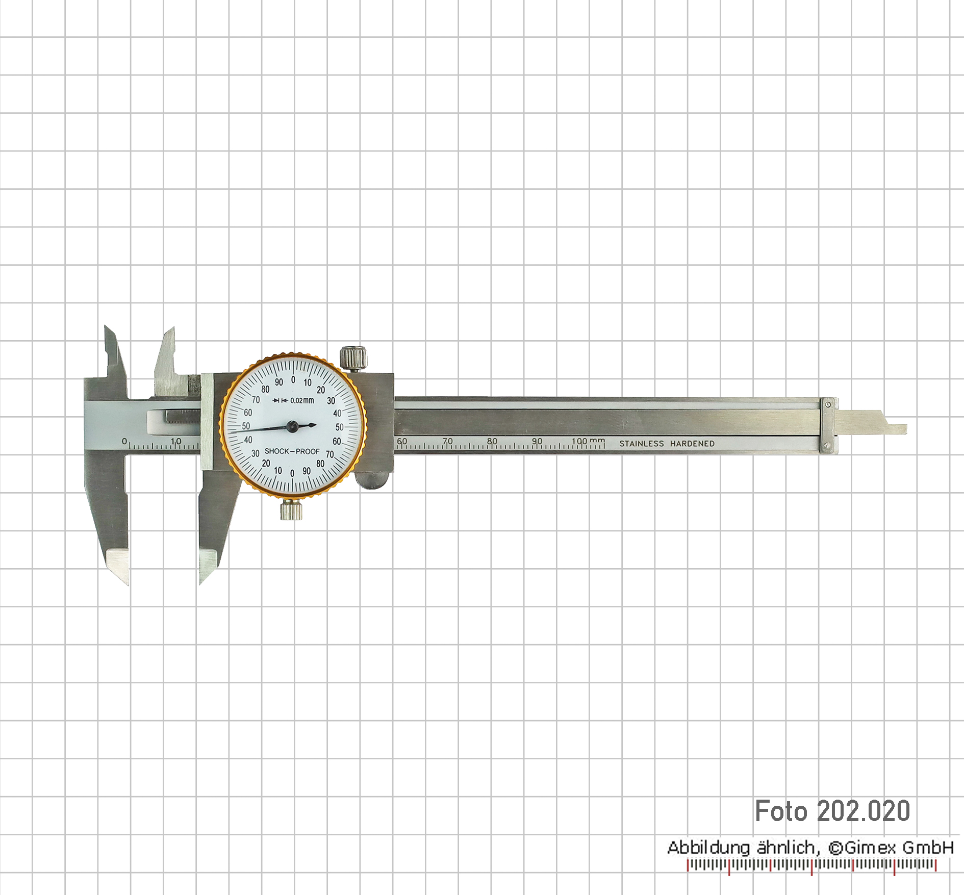 Analoger Messschieber, Messschieber und Mikrometer